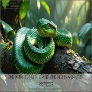 Genetic Mutations in Venom-resistant Snakes