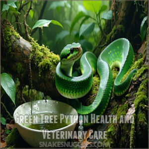 Green Tree Python Health and Veterinary Care