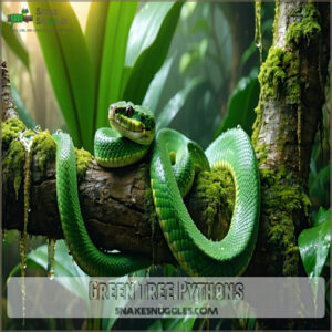 Green Tree Pythons