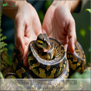 Handling Adult Ball Pythons