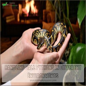 Handling Ball Pythons in Different Environments