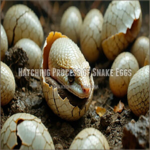 Hatching Process of Snake Eggs