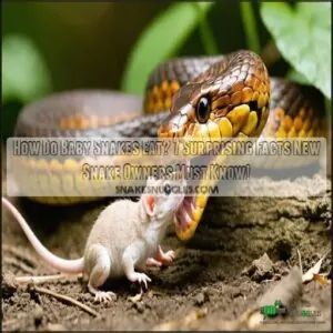 how do baby snakes eat how do baby snakes eat