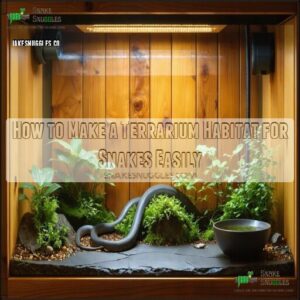 how to make a terrarium habitat for snakes