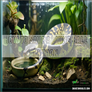 How to Save a Dying Ball Python