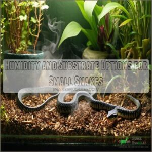 Humidity and Substrate Options for Small Snakes