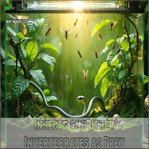 Insects and Other Invertebrates as Prey