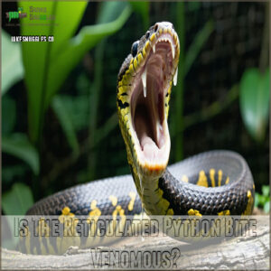 Is The Reticulated Python Bite Venomous