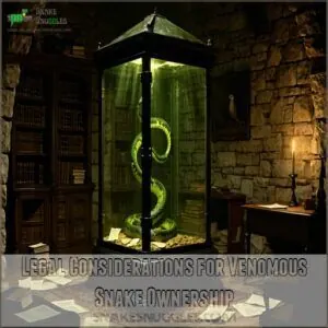 Legal Considerations for Venomous Snake Ownership Legal Considerations for Venomous Snake Ownership