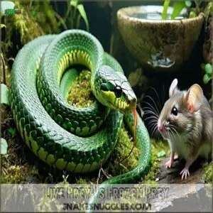 Live Prey Vs Frozen Prey Live Prey Vs Frozen Prey