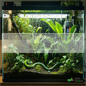 Maintaining Humidity Levels in a Snake Tank