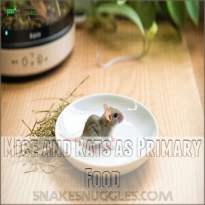 Mice and Rats as Primary Food