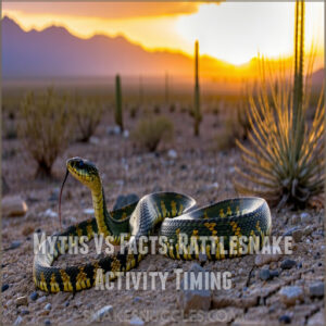 Myths Vs Facts: Rattlesnake Activity Timing