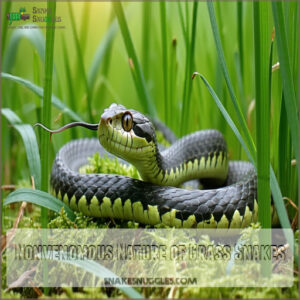 Nonvenomous Nature of Grass Snakes