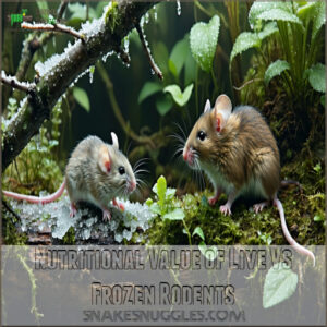 Nutritional Value of Live Vs Frozen Rodents