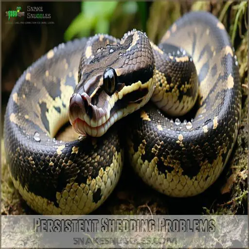 Illustration of Reptile Health And Shedding Problems