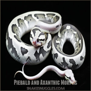 Piebald and Axanthic Morphs