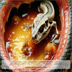 Power of Snake Stomach Acid