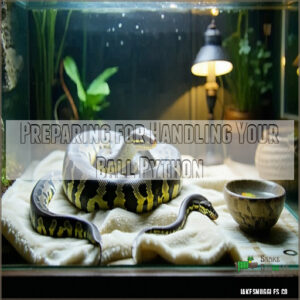 Preparing for Handling Your Ball Python