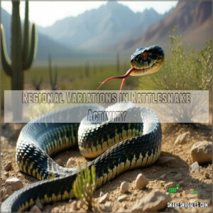 Regional Variations in Rattlesnake Activity