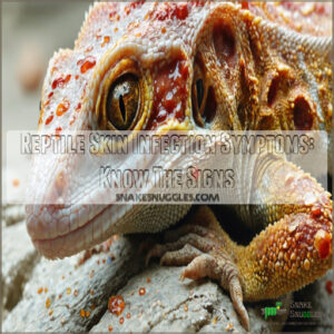 reptile skin infection symptoms