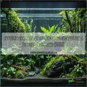 reptile tank habitat design reptile tank habitat design