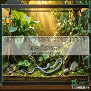 safe and comfortable snake housing ideas