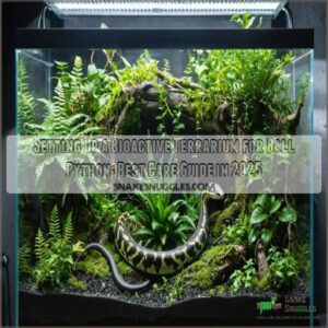 setting up a bioactive terrarium for ball python