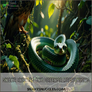 Snake Enemies and Defense Mechanisms