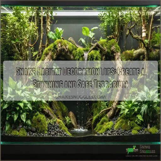 Picture of Snake Habitat Decoration Tips: Create a Stunning and Safe Terrarium