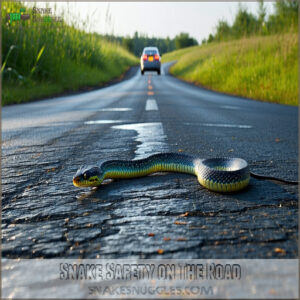 Snake Safety on The Road