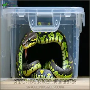 Snake Transport Containers Snake Transport Containers