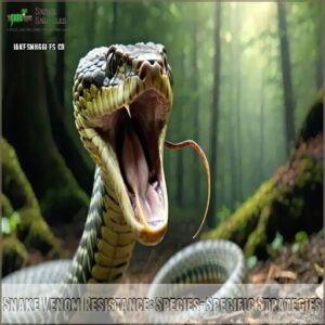 Snake Venom Resistance: Species-Specific Strategies