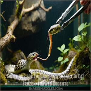 Solutions for Encouraging Snakes to Eat Frozen-Thawed Rodents