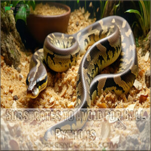 Substrates to Avoid for Ball Pythons