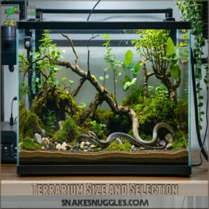 Terrarium Size and Selection