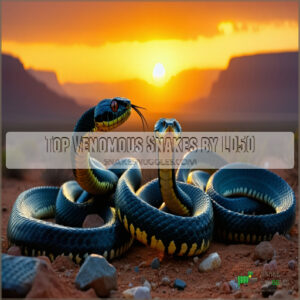 Top Venomous Snakes by LD50