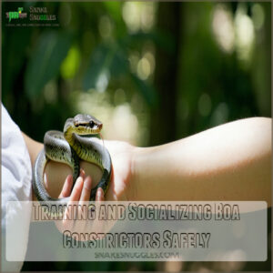 Training and Socializing Boa Constrictors Safely