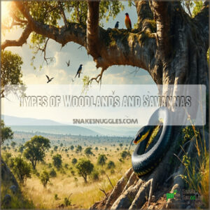 Types of Woodlands and Savannas