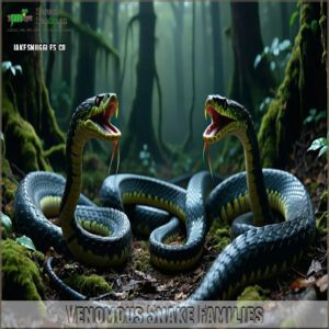 Venomous Snake Families