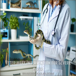 Veterinary Intervention for Severe Cases