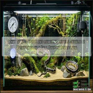 What Temperature and Humidity Levels Should Be Maintained in a Ball Python Terrarium