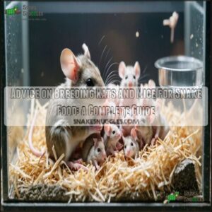 advice on breeding rats and mice for snake food