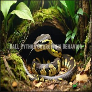 Ball Python Burrowing Behavior