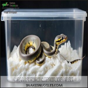 Ball Python Hatchling Care