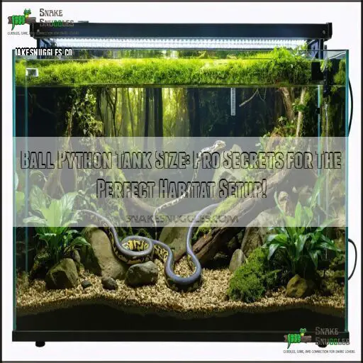 Ball Python Tank Size: Pro Secrets for The Perfect Habitat Setup!