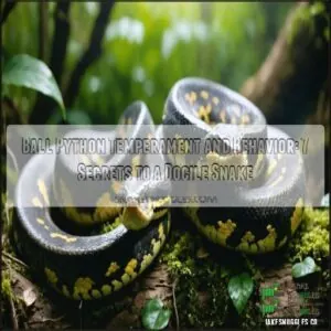 ball python temperament and behavior ball python temperament and behavior