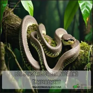 Boa Constrictor Behavior and Temperament Boa Constrictor Behavior and Temperament