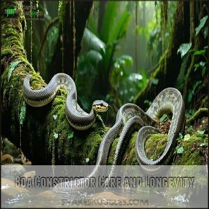 Boa Constrictor Care and Longevity