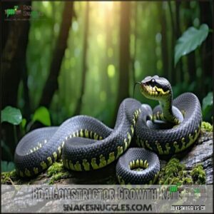 Boa Constrictor Growth Rate